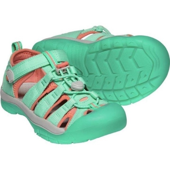 Keen Other - KEEN Girls Newport H2 Sandal Color: Cockatoo/Coral size: 6
